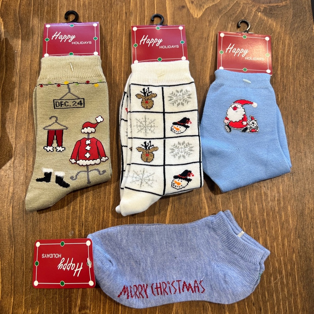 Holiday socks (4pairs)